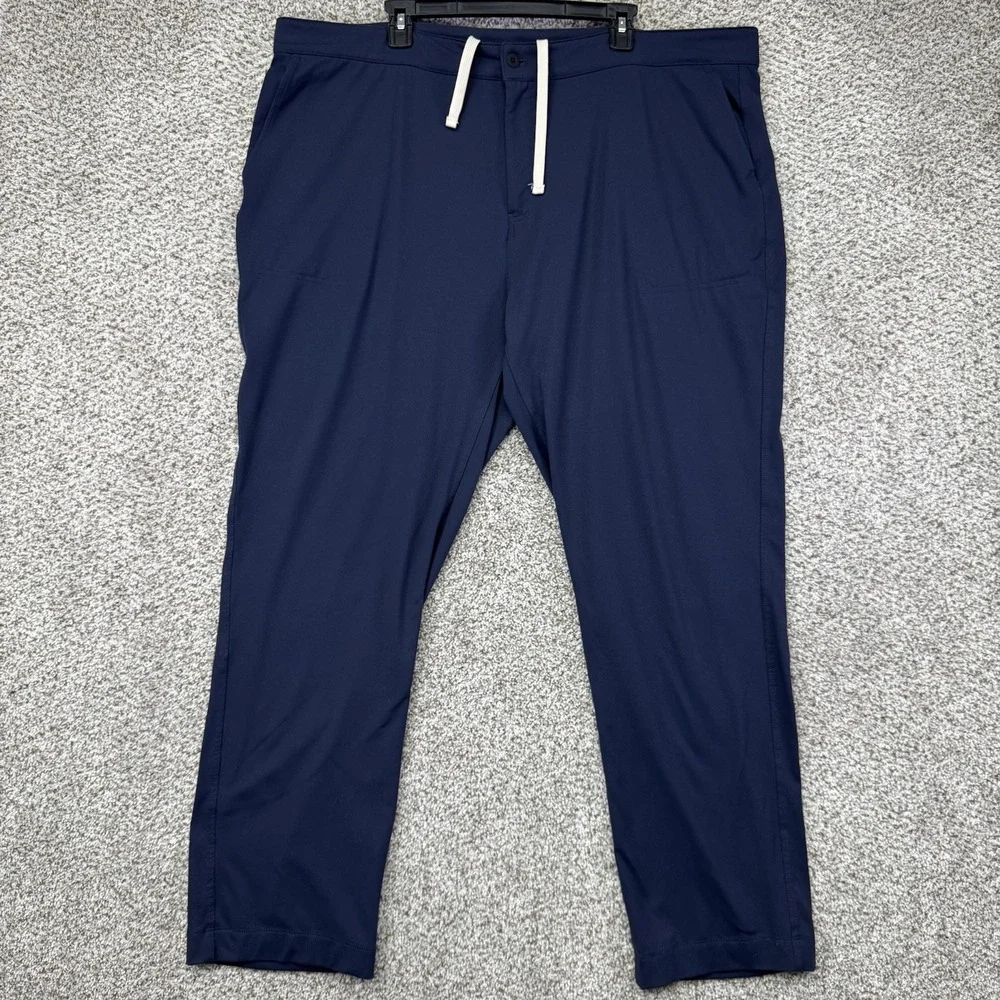 Dunning Everbest Golf Pants Men's Size XXL Navy Blue Lightweight Jogger Pockets
